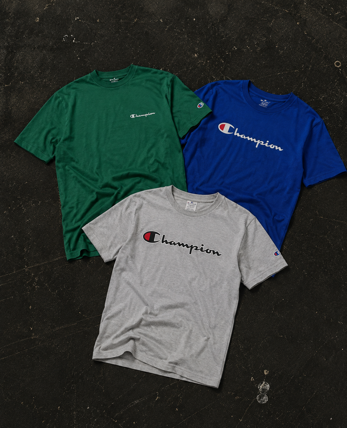 Champion T-Shirt Men, example styles