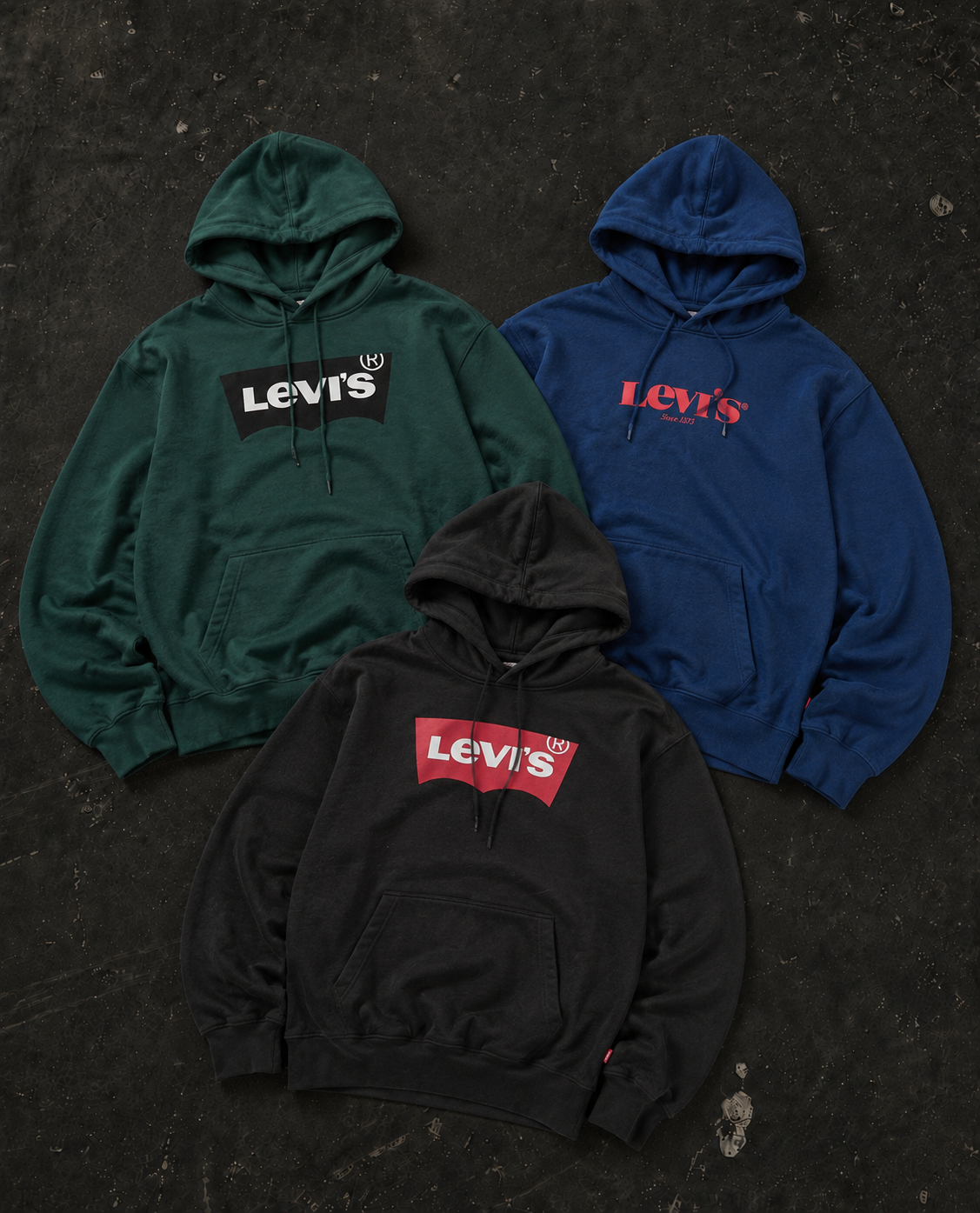Levi's Hoodie Men, example styles